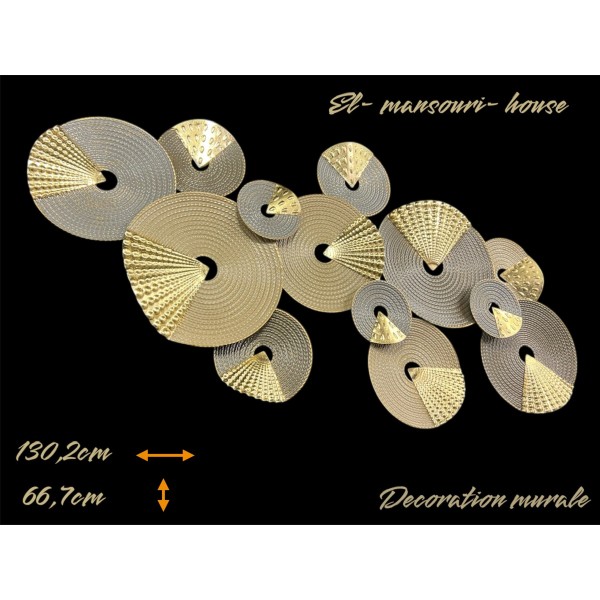 Déco mural  Cercle Reflet Silver
