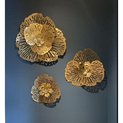 Déco mural  Fleur Dorée
