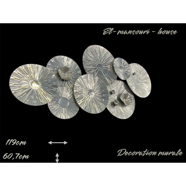 Déco mural  Cercle All Silver