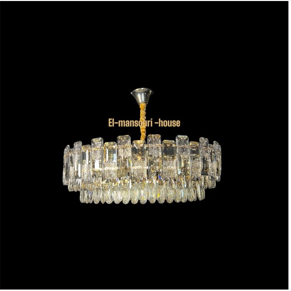 Plafonnier Cristal Compact Suspendu