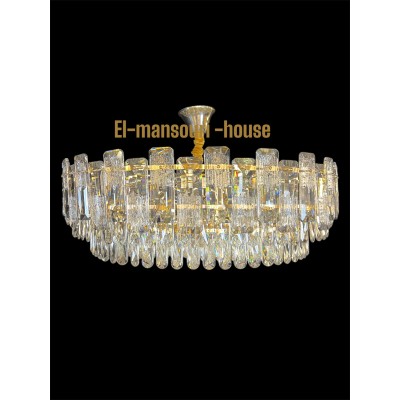 Plafonnier Cristal Compact Suspendu