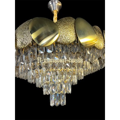 Plafonnier Larme de Cristal Suspendu