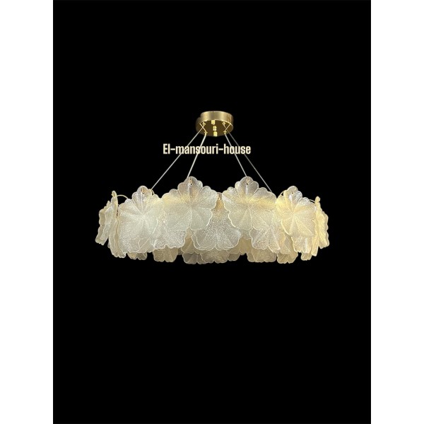 Plafonnier double feuille Suspendu