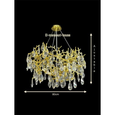 Plafonnier BRANCHE DE CRISTAL